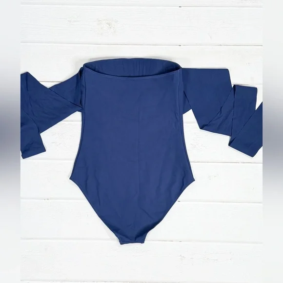 Chiara Boni La Petite Robe Casiana Twist Turtleneck Bodysuit - Picture 6 of 8